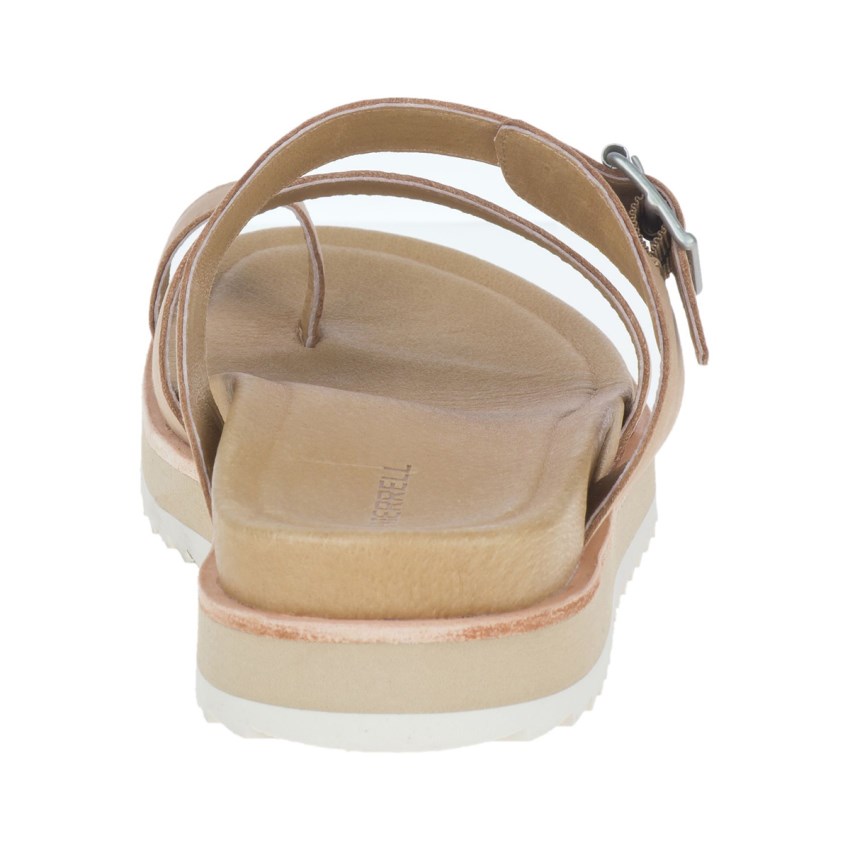 Claquette Merrell Juno Buckle Beige Femme | P.U.PXOH